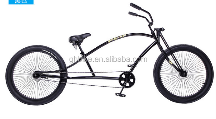 Aluminium Alloy Rim Spring Fork Beach Cruiser Long Beach Bike Bicycle Chopper Bike