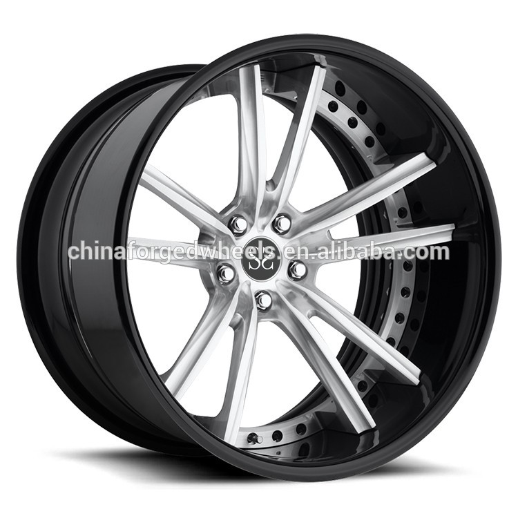Customized Alloy Rims For lAMercedes-Benz AMG GTS / 21inch 2-Piece Forged Wheels Custom Bolt Pattern 5x112