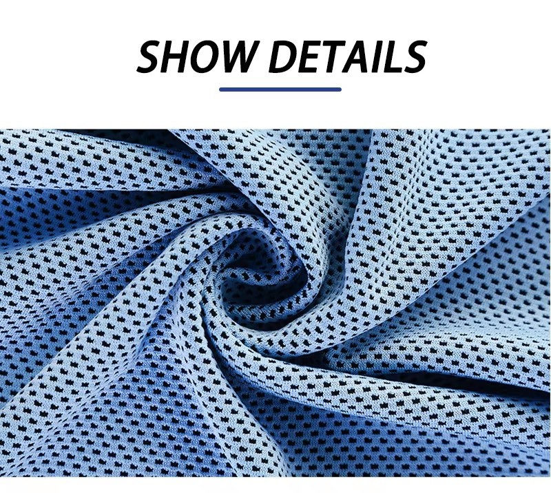 Custom Logo Sublimation Printed Quick Dry Microfiber Cooling Towel for Instant Cooling Sports Towel