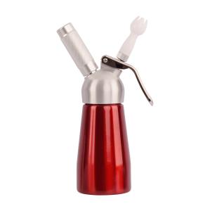 China Metal Aluminium Red 250ml Whipped Cream Dispenser 12pcs/ Carton wholesale