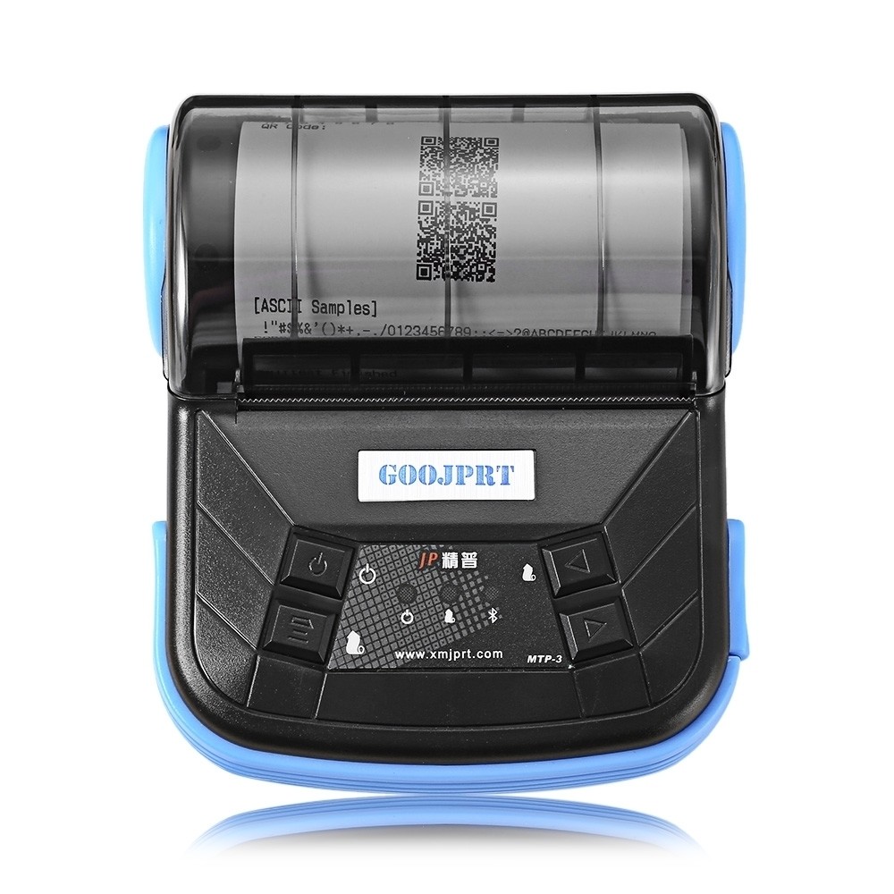 Large Capacity Battery Portable Bluetooth Printer Exquisite Light Weight Structure