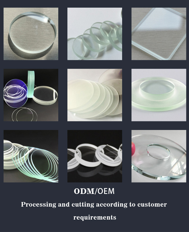 Precision Optical Components Dashboard Glass Replacement Customized Shaped