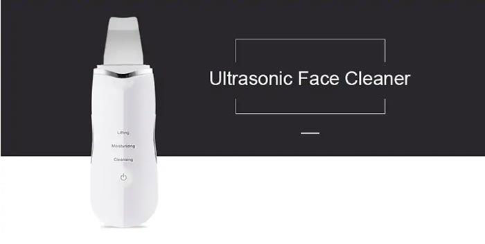 Beauty Salon Facial Skin Ultrasonic Scrubber Electronic Skin Spatula 95g Weight