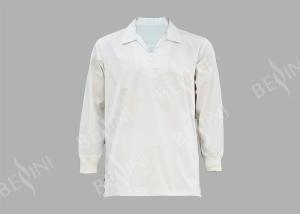 China White Food Shirt Long Sleeve Protective Work Clothing Highly Comfortable wholesale