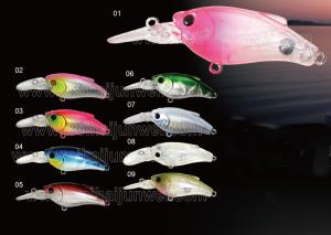 China New design best sale 8.5g 7.5cm plastic wobber fishing lure wholesale