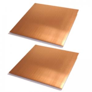 China Copper Cathode C12000 C11000 Customized Copper Plate/Sheet 99.9% thickness 3mm Brass  Copper Plate wholesale