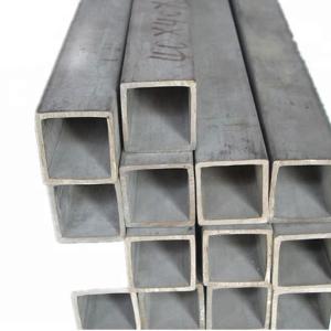 China Q345 welded seamless mild carbon steel pipe/black ERW square steel pipe /rectangular steel tube wholesale