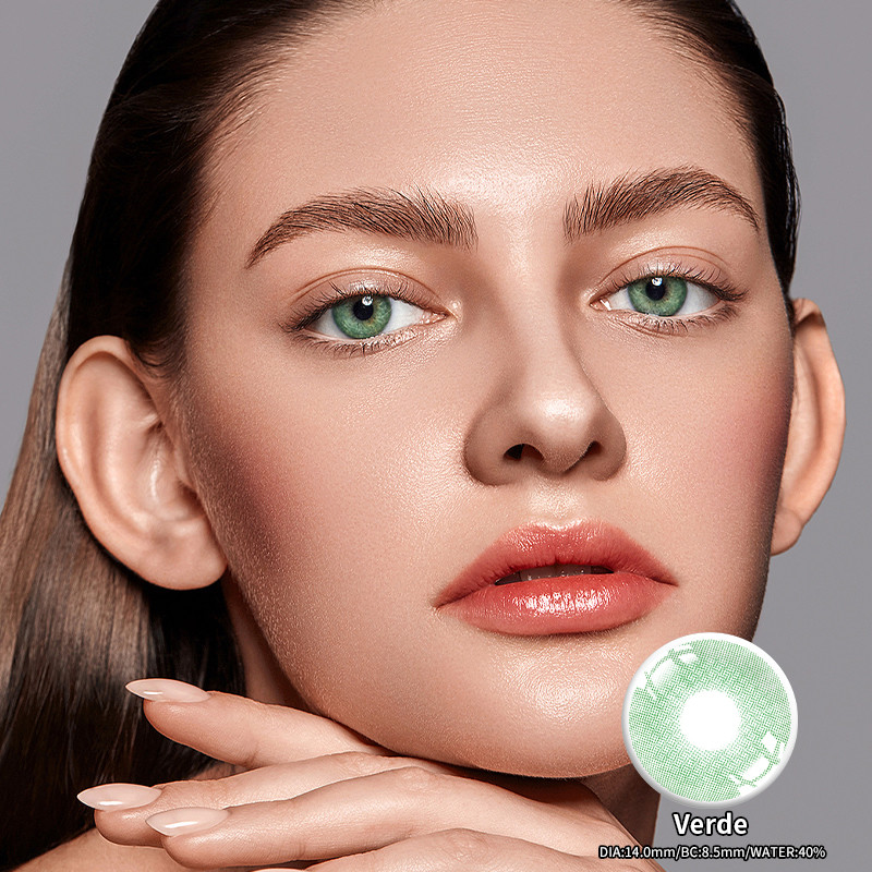 Solid Graphite Coloured Natural Eye Contact Lenses Without Power 14.0mm