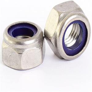 China Nylon Nuts DIN 985 Stainless Steel 304 Insert Hex Lock Nut Hexagon wholesale