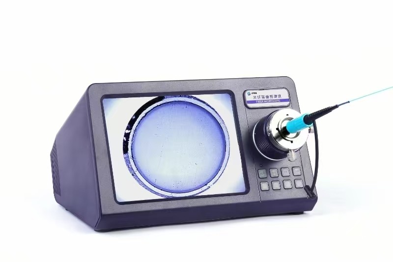 MPO MTP LC SC FC ST Detector Patch Cord Pigtail Jumper Production End Face Fiber Optic Inspection Microscope