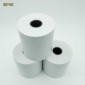 China 80x60mm Thermal Receipt Paper Roll For POS ATM wholesale