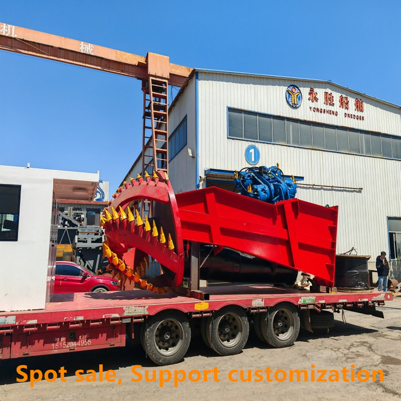 550T 12 Inch Algerian Cutter Suction Dredger For River Sand Extraction And Gold Selection