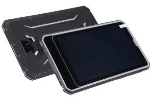 China 10 Inch 400lm Industrial Android Handheld PDA 10000mAh Battery wholesale