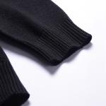 Long Sleeve Hooded Black Knitting Sweaters Men Hoodie Custom Men's Hoodie