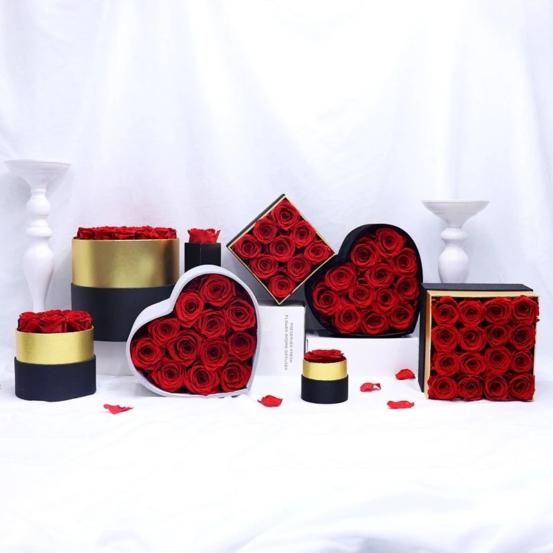Regalos dia de las madres real rose flower rose regalos para pareja rose regalos de enamorados Long Lasting Flowers