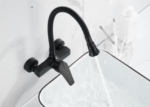 China Ceramic Core Rotatable Pressurized Kitchen Sink Faucets wholesale