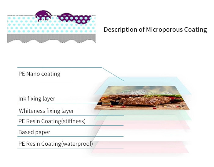240gsm A3 Satin Photo Paper Resin Coating Single Side