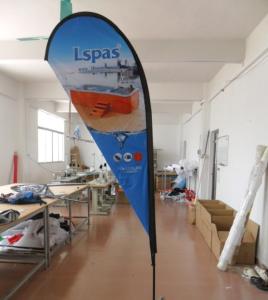 China 10 FT Outdoor Advertising Teardrop Flag Banners wholesale