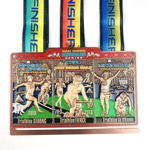 China Ironman Triathlon Medals For Awards Custom Event Medals Simple Souvenirs wholesale