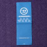 Brand Name Clothing Woven Label / Woven Neck Labels Sewing In The Garment