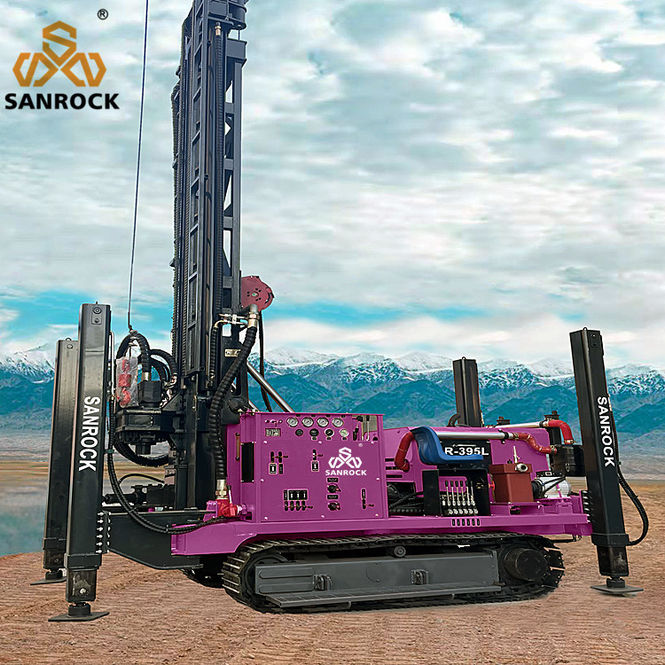 Mobile Water Well Drilling Machine Hydraulic Bore hole 400m Deep Water Well Drilling Rig