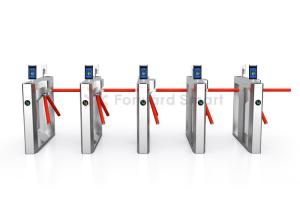 China Stainless Steel Straight Arm IP65 Half Height Turnstile wholesale