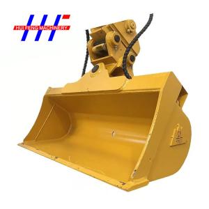 China HRC 50 8.7CBM Excavator Cleanup Bucket 1200mm Landscaping wholesale
