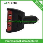2016 5V 3.4A wholesale USB Car Charger, 3 USB Car Charger for iPhone