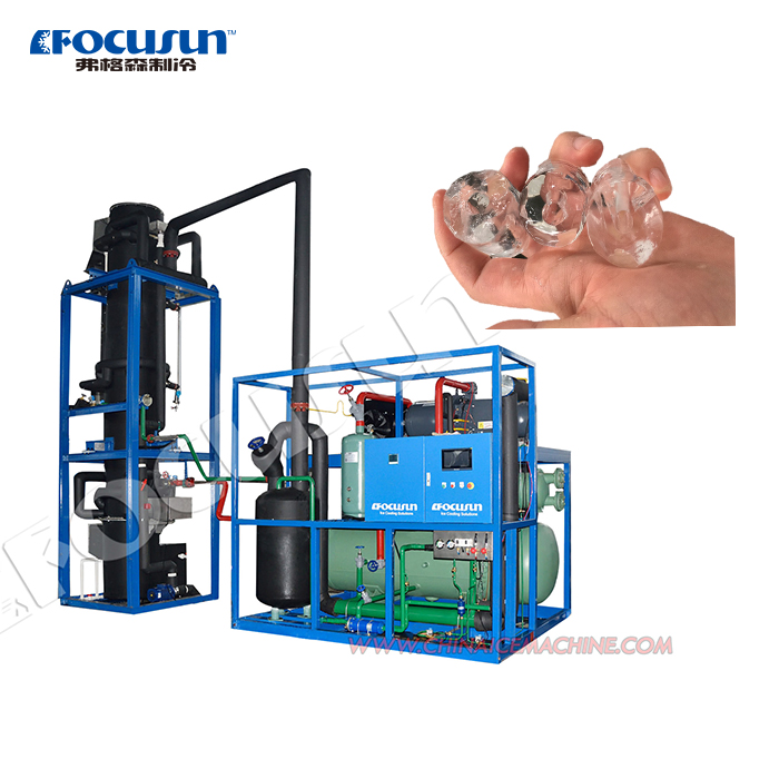 Top- and Affordable Ice Making Solution Focusun 30-50ton Tube Ice Plant Manufacturing
