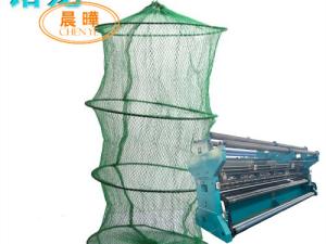 China Polyester Nylon Material Knotless Fishing Net Small Mesh Net Machine wholesale