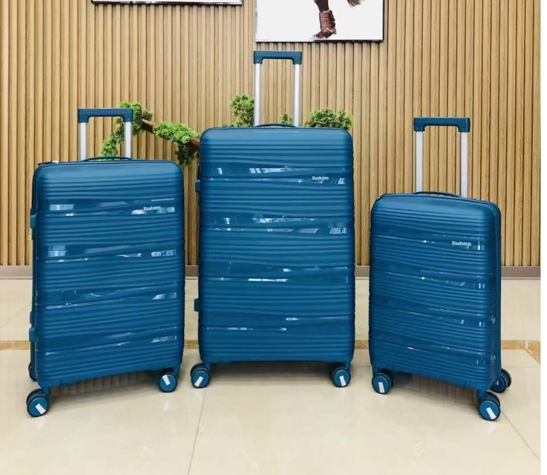 Wholesale Custom 4 Piece Sets Travel Suitcase PP Trolley Luggage Set