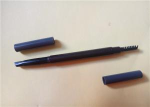 China Plastic Automatic Fine Brown Eyebrow Pencil With Brush ISO Certification wholesale