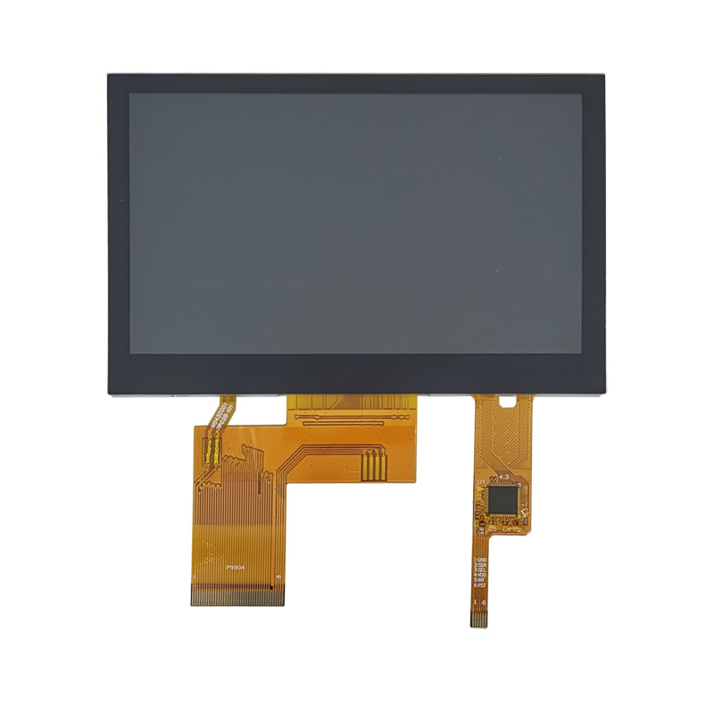 4.3 inch IPS LCD Module 480x272 Capacitive TFT Touch Screen 450 Cd/M2 RGB 24 Bit Interface