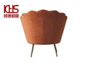 China Dirty Orange Modern Single Sofa Chair Mid Century Modern Reclining Sofa wholesale