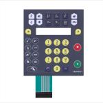 Emboss Buttons Waterproof Flexible Membrane Switches with LED
