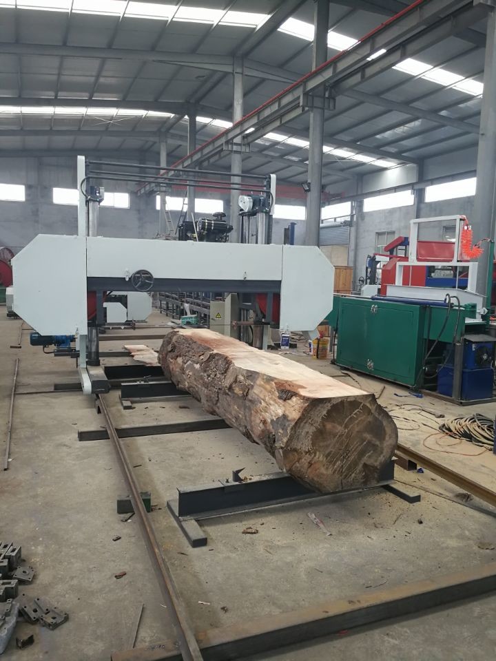 MJ2500 Large Horizontal Automatic Wood CNC Band Saw Machine For Sale
