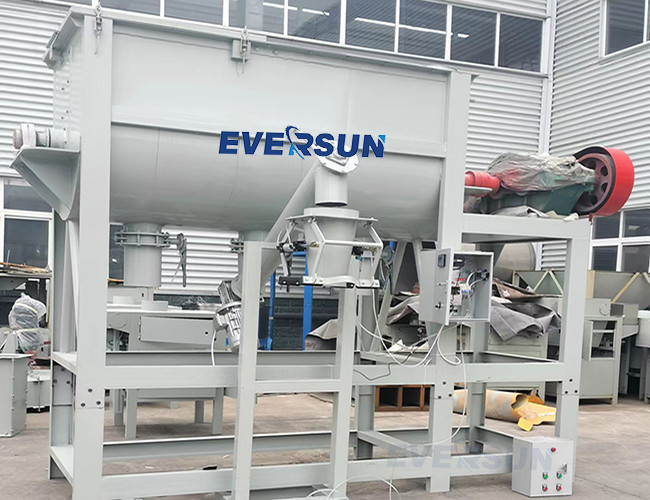500kg Batch Ribbon Mixer Double Horizontal Helical Ribbon Mixer For Cement Powder