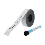 Durable Magnetic Whiteboard Sticker Dry Erase Magnetic Strip Roll Erasable