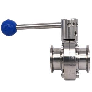China Sanitary SS304/316L Electric Wafer Type Butterfly Valve for Normal Temperature Media wholesale