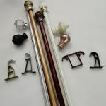 American Style 28mm 6.7m Wrought Iron Curtain Rods