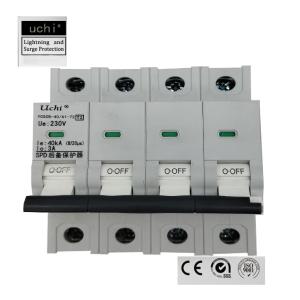 China 4p 72mm Surge Circuit Breaker , 40kA Power Surge Breaker 400VAC wholesale