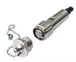 ODC Outdoor Optical Fiber Connector Metal Fibre Cable Connector With Plug Socket