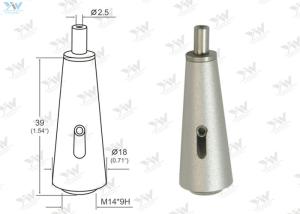 China Cone Shaped Lock Cable Grippers Satin Plated Brass Material Gripper wholesale