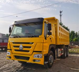 China Used Sinotruk Howo Dump Truck 375HP Ten Wheel Truck Double Axle Dump Truck wholesale