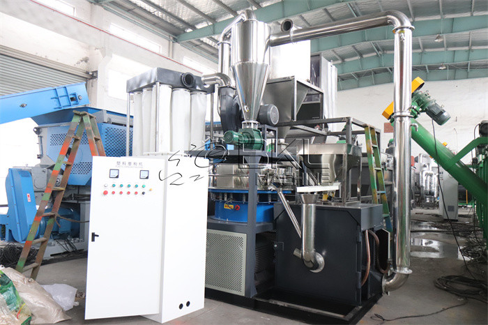 Stainless Steel 304 Plastic Pulverizer Machine Rotary Pvc Scrap Pulverizer Machine