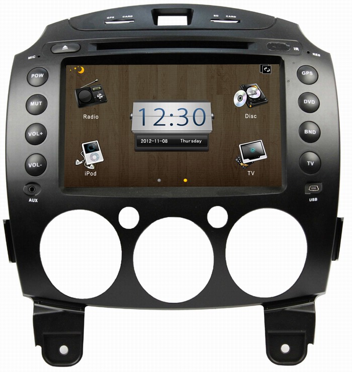 Ouchuangbo car gps navigation for Mazda 2 2010-2012 with bluetooth iPod OCB-8002