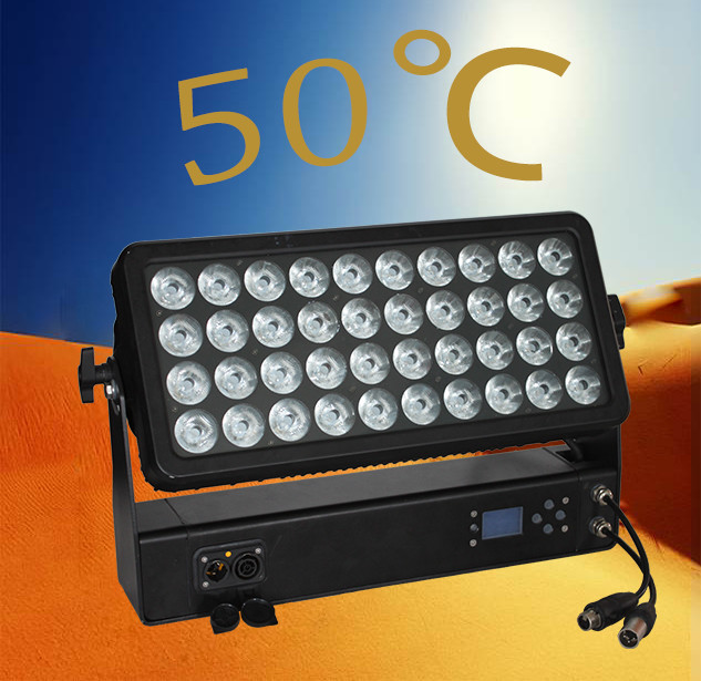 Waterproof 400W RGBW 4In1 Wash Light City Color IP65 Led Wall Washer For Outdoor