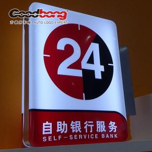 China Indoor &amp; outdoor round graphic printed light box wholesale