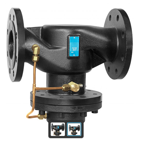 Brass HVAC Control Parts Cast Ironed Electric Motorized Valve 2 way SCOC
