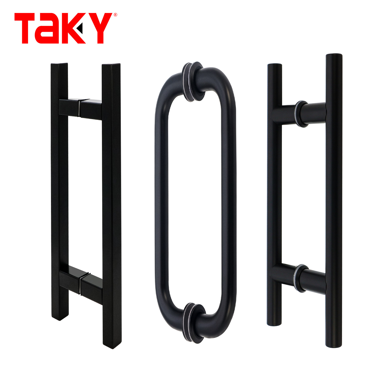 European Style Stainless Steel Tempered Glass Gold Pull Handle for Modern Door Window
